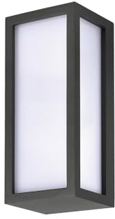 G + L Leuchten und mehr IP 54 Außen Wandleuchte mit E27- Fassung, Außenwandlampe aus Aluminium, IP 54, Anthrazit, Gartenbeleuchtung für E27-Leuchtmittel