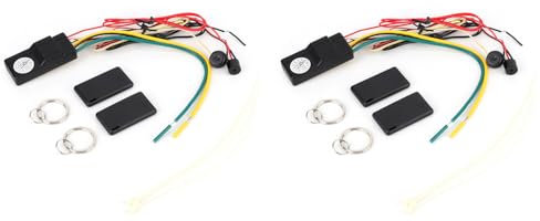Blocco Motore per Auto 2 Pezzi, Immobilizzatore Wireless Blocco Motore per Auto Anti-dirottamento Allarme Intelligente per