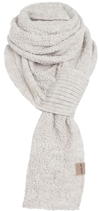 KNIT FACTORY - Haze Strickschal für Damen und Herren - Bequemer Winterschal Mit Wolle und Einfacher Schlaufe - Hochwertige Qualität - Beige
