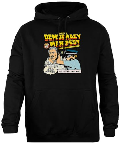 Succulent Chinese Meal Black Sweatshirt Hoodie Unisex Simple Fit, blackone, XL