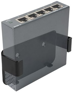 shinar - Supporto da parete in metallo, compatibile con TPLink di rete, per TP-Link TL-SG105 TL-SG1005P TL-SG105 TL-SG105S-M2 TL-SG105E