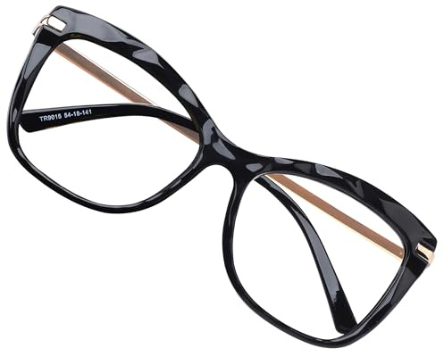DOERAYMI Blue Light Glasses For Woman, Computer Glasses Blue Light Glasses Men Premium Lenses For Daily Screen Use - Work & Gaming.