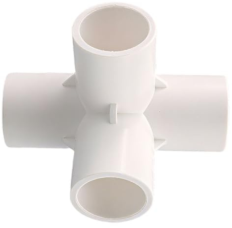 Accesorio de tubería de agua multidireccional de PVC, conector de unión de 3 y 4 vías, tipo enchufe, herramienta de instalación Four-Connections 40mm