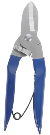 TOYZFRIENDY Tijeras de Podar Jardín y Bonsái Mango Ergonómico Azul, Acero Inoxidable Resistente para Ramas Gruesas, Uso en Huertos y Flores, Herramientas Manuales de Jardinería