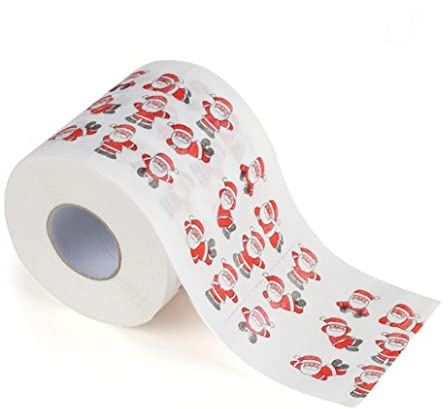 Rouleau de papier toilette de noël, maison, bain du père noël, fournitures papier toilette, décoration, mouchoirs, fournitures