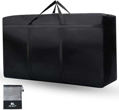 KXF 180L große Aufbewahrungstasche verdickt 600D Oxford-Organizer Taschen langlebig Festival-Dekoration Organizer Unterbett-Aufbewahrung Reisetasche Schultasche Tragetasche 100 x 60 x 30 cm