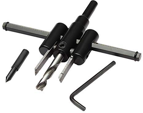 Verstellbares Metall-Kreisschneider-Set, Lochbohrer, Werkzeug zum Selbermachen
