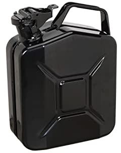 Kanister aus Metall, 5 l, Schwarz