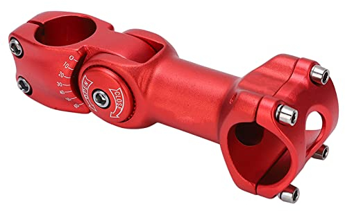 Buachois Lenkererhöhung Fahrrad, Fahrrad Vorbauten Riser, 31,8 x 110 mm 60 Grad Verstellbarer Fahrrad Lenker Verlängerung, Fahrradlenker Extender CNC Aluminiumlegierung Lenkervorbau für BMX MTB