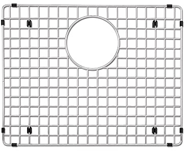BLANCO Quatrus and Precision 235958 Grille d'évier de cuisine en acier inoxydable