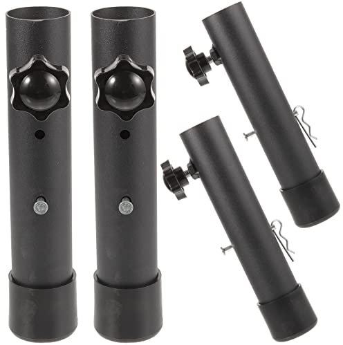 OSALADI 4stücke Adjustable Tischbeine Verlängerung Für Möbel Höhenverstellbare Tischbeine Für Klapptische Gerade Und Gebogene Beine Für Möbel Und Küchenarbeitsplatten Teiliges
