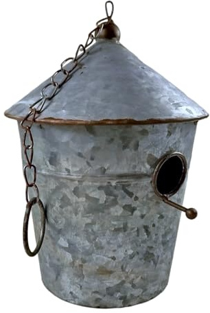Großer Nistkasten für Vögel Vogelhaus aus Zink für Draußen