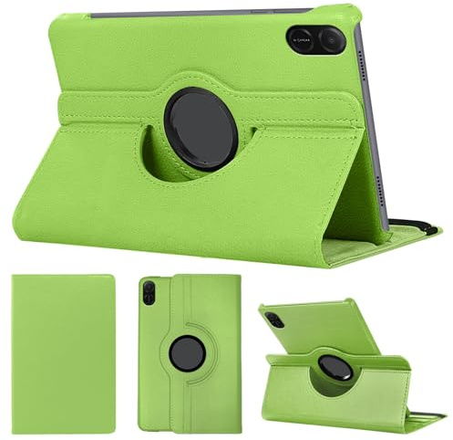 SWEIMEN Hülle Kompatibel mit Honor Pad X8a 11 Tablette, PU Lederhülle 360° Drehbar Multi-Winkel Schutz Ständer Schutzhülle