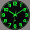 VIVILINEN Horloge Murale Radio-pilotée Lumineuse avec Grands Chiffres Pendule Murale Silencieuse sans Bruit Fonctionnement à Piles pour Salon, Chambre à Coucher, Bureau, Cuisine (Grande)