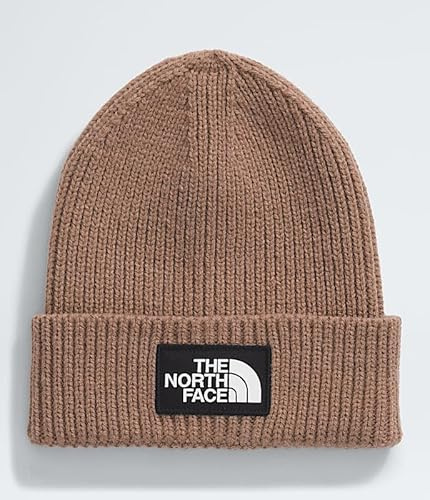 The North Face NF0A3FJX6IH TNF Logo Box Cuffed Beanie Hat Herren Latte Größe OS