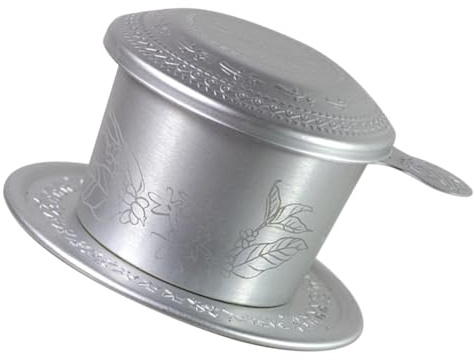 Gatuida 1satz Vietnamese Filter Aluminium Handaufguss Kaffeebereiter Mit Vintage Design Tragbar Für Camping Und Outdoor Für Kaffeeliebhaber