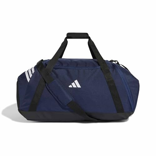 adidas Unisex Tiro Duffle Bag Large Duffel Bag, Team Navy Blue 2/White, One Size