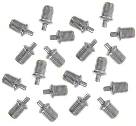 GAROZATION 20 pezzi Morsetti per Fune in Acciaio Regolabili con Vite Fermacavi Resistenti per Cavi Singoli per Lampadari e Illuminazione Sospensione