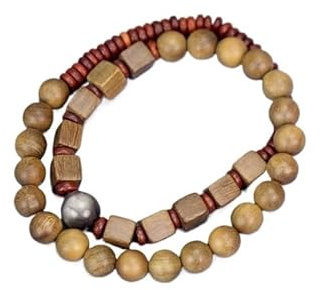 Sandelträ guldsilke lila armband - miljövänliga gröna sandelträ träsmycken(Greensandalwood)