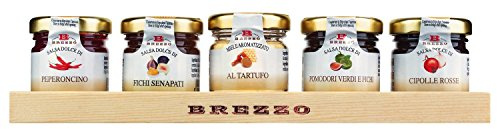 Brezzo - Confezione 5 confetture per formaggi 200 gr