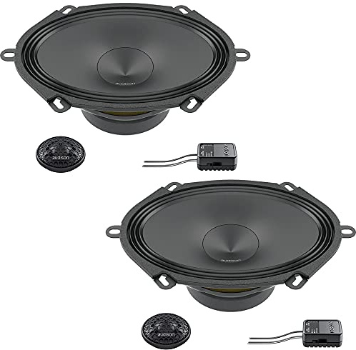 Audison APK 570 2-Wege-Komponentensystem 5x7, 300 W | Hochtöner 26 mm, inkl. Frequenzweiche, 100 W RMS, 4 Ohm, 93,5 dB