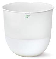 KPM Berlin LAB Kräutertopf Porzellan Weiß - Porzellanübertopf - Pflanzentopf - der perfekte Topf für den Kräutergarten – 13 x 14 cm -handgemacht im Geschenkkarton