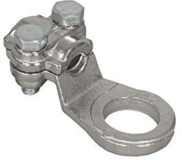 MORSETTO CAPICORDA 2 BULLONI 35 mm TERMINALE A VITE