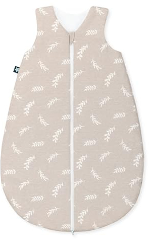 Julius Zöllner Baby året runt-sovsäck i jersey bomull, standard 100 av Oeko-Tex, Made in Germany, stl. 56, Twiggy