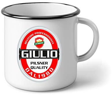 Colorfamily Tazza Personalizzabile Compleanno - bevitore Professionista - personalizza con Nome e Anno - Tazza in Alluminio