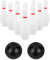 TOYANDONA Kinder Bowling Set Klassisch Kegelspiel Spiele Pädagogische Familien Interaktive Spielzeug mit 10 Kegel 2 Bälle Geschenke für Kinder Garten Rasen Draußen Drinnen Spiel Geschenke 1 Set