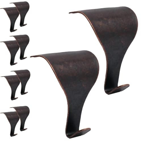 EAI Bronze Moulding Hook for Dado Picture Rail, Pack of 10