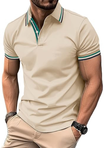 SwissWell Herren Kurzarm Poloshirt Atmungsaktiv T-Shirt Golf Sommer Poloshirts Männer Business Arbeits T Shirt Polohemd
