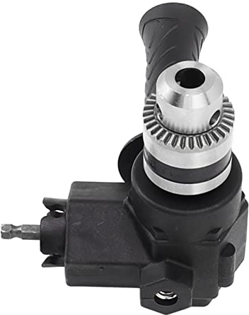 EMUKOEP 90 Degree Angle Drill Bearing Steel Right Angle Bend Extension Accessory Professional Drill Attachment Adapter