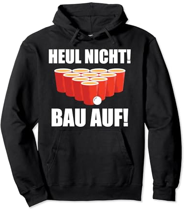 Beerpong Herren Bier Pong Bierpong Pullover Hoodie