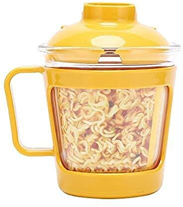 ZLJSHZS e Vetro ; Tagliatella istantanea; Più croccante; Bicchiere ; con coperchio, può essere riscaldato nel microonde; Zuppiera; Ciotola di cereali.