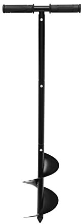 Manual Garden Hole Digging Drill Bit, Hand Drill Auger Post Hole Digger for Planting, Spiral Drill Planter for Bulb, Flower, Tree, Seedlings, Bedding Plants, Umbrella, Fence Holes-6x 33.46