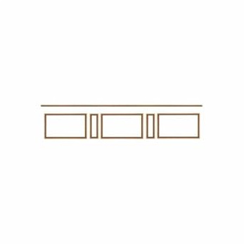 Nordlinger PRO Kit Moulure de Soubassement Bois 4m – Moulure Murale Prédécoupée – 100% FSC – Apportez du Cachet à Vos Murs