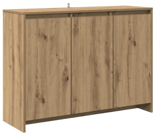 vidaXL Sideboard Artisan-Eiche 102x33x75 cm Holzwerkstoff