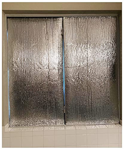 Isolierfolie Dämmfolie Wärmereflektierende Isolierfolie Dachbodenfolie Isolierung Wärmedämmung Aluminiumfolie Membran für Wände Böden Dächer Isolierfolie Luftpolsterfolie Isolierung Heizkörper Isolie