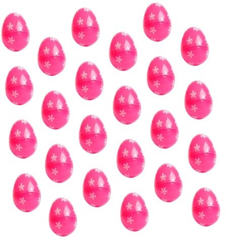 Alasum 48piezas Huevos De Pascua Plásticos Vacíos para Decorar y Pintar Juguetes Infantiles para Manualidades y Búsquedas De Sorpresas Fiestas De Pascua