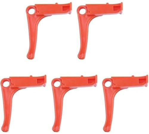 DEMULAX 5 pezzi Interruttore a leva dell'acceleratore compatibile con CG260 CG330 CG430 CG520 Decespugliatore GX35 Tagliaerba Grilletto a leva di controllo destro Grilletto acceleratore tosaerba