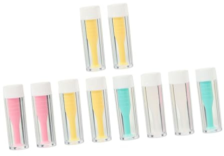 VICASKY Contact Lens Suction Sticks 10pcs Set Silicone Solid Rgp Lens Removers Portable Travel Applicators for Corneal Orthokeratology and Scleral Lenses Care