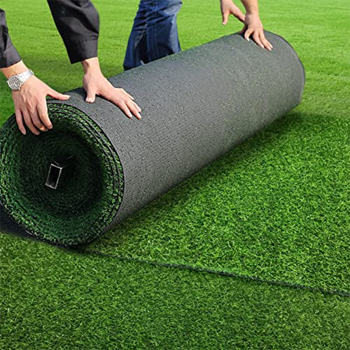 WLCNYL Césped Artificial de 2 x 10 pies, 20 mm, Realista, para Interiores y Exteriores, para jardín (tamaño: 2 x 2 m)