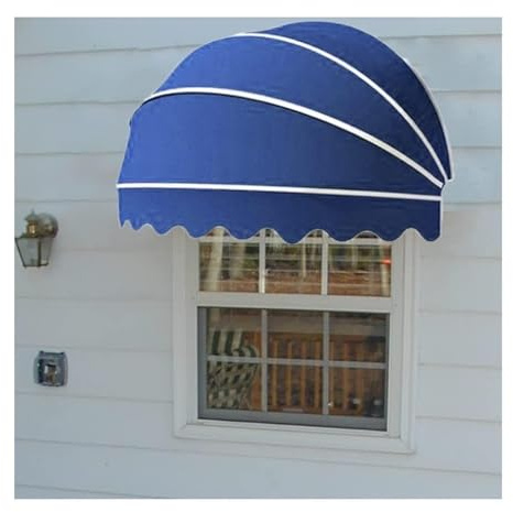 Feste Außenmarkise mit verzinktem Aluminium-Klapprahmen, wetterfeste Abdeckung für den privaten und gewerblichen Gebrauch, perfekt für Deck, Balkon und Terrasse