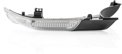 LST Spiegelblinker Außenspiegel Seitenspiegel Blinkleuchte Blinker glasklar schwarz rechts kompatibel mit Skoda Oktavia II 1Z3 1Z5 2004-2008 VW Polo IV 9N 2005-2009