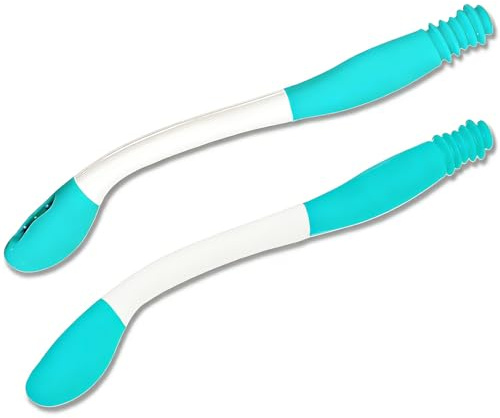 2Pièces Aide à Essuyer les Fesses,Aide Aux Toilettes pour Essuyer les Fesses en Silicone, Outils de Nettoyage des Toilettes pour Personnes âgées, femmes enceintes et personnes handicapées