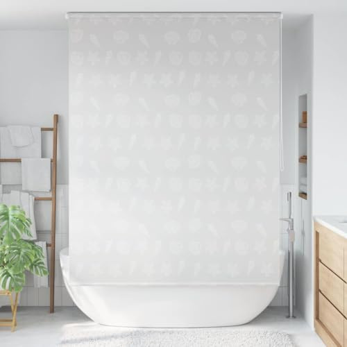 Genérico Persiana Enrollable de Ducha Estrella de mar 140x240 cm,Casa y jardín,Accesorios para el baño,Cortinas de ducha-142862