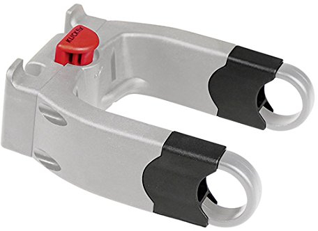 KLICKfix 0211DE Halter-Verlängerung für E-Lenkeradapter, 25 mm, schwarz, 2-teilig (1 Set)