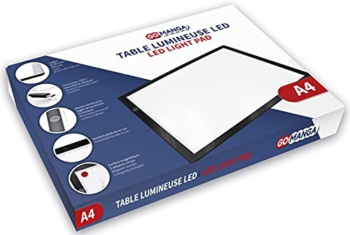 GO MANGA GM42550 Besonders dünner Leuchttisch, LED, A4