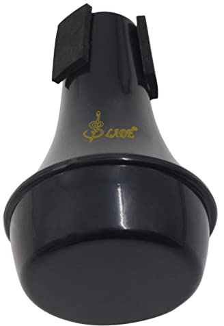 Professioneller Trompetendämpfer für Trompete, leicht, für Musikinstrumente, Ersatz-Trompete, Zubehör (schwarz)